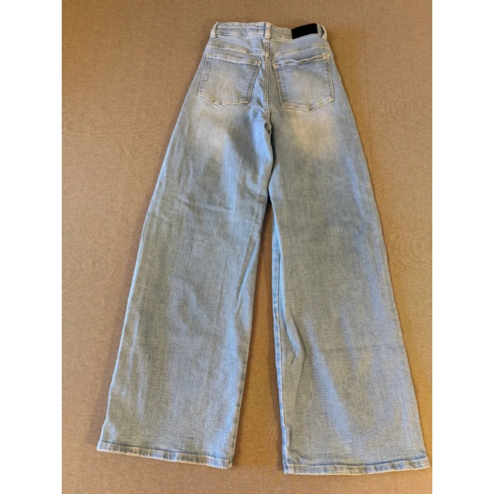 Fitjeans Robinson Wide Denim Pants light wash size small - Picture 5 of 10